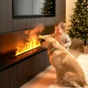 Electric Fireplace, 1800mm, 3D - view 2