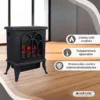 Electric Fireplace, 1800W, 3D - view 3