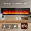 Electric Fireplace, 2000 W, Glass - view 4