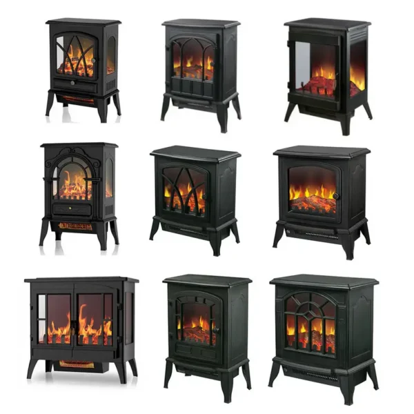 Electric Fireplace, 2000W, 3D - view 5