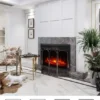 Electric Fireplace, 2000W, Metal - view 3