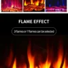 Electric Fireplace, 2000W, Metal - view 4