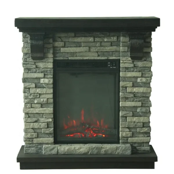Electric Fireplace, 220V, 1500W, Ceramic - view 3