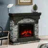 Electric Fireplace, 220V, 1500W, Ceramic - view 6