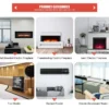 Electric Fireplace, 220V-240V, 1000W - view 6