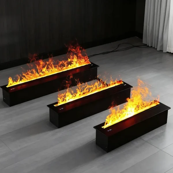 Electric Fireplace, 2500mm, 3D - view 5