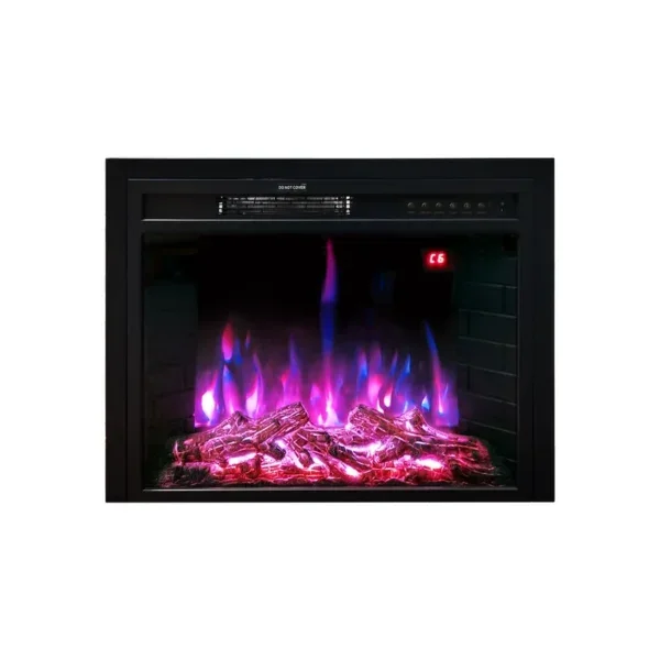 Electric Fireplace, 28''30''Retro, 750, Glass - view 3