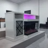 Electric Fireplace, 3-Sided, LED, 750W, 1500W - view 3