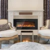 Electric Fireplace, 30", 1500W, Steel - view 2