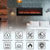 Electric Fireplace, 30", 1500W, Steel - view 5
