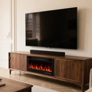 Electric Fireplace, 30-Inch, 12-Flame