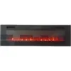 Electric Fireplace, 30-Inch, 1500W, Wall, LED