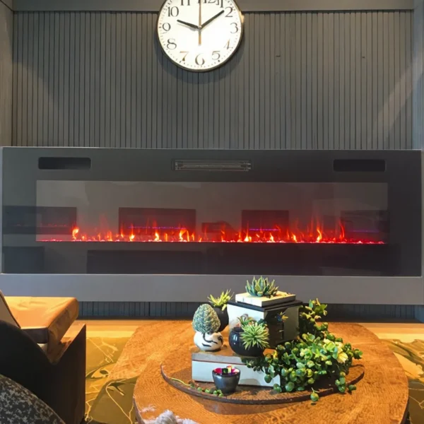 Electric Fireplace, 30-Inch, 1500W, Wall, LED - view 4