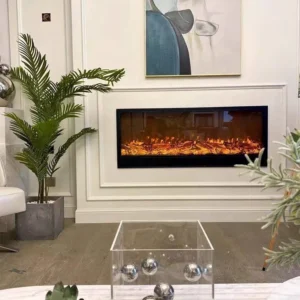 Electric Fireplace, 30-inch, 750, Metal