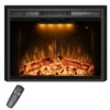 Electric Fireplace, 30-Inch, 750W, Metal+glass