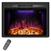 Electric Fireplace, 30-Inch, 750W, Metal+glass - view 4