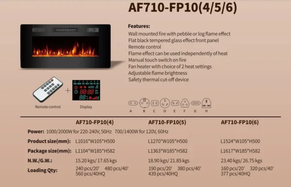 Electric Fireplace, 30-Inch, LED - view 6