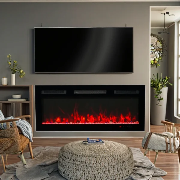Electric Fireplace, 30-inch, Steel, Electric Fireplaces - view 5