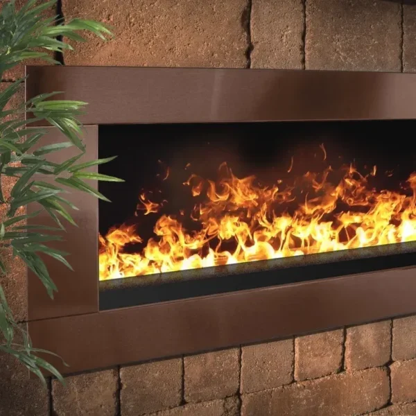 Electric Fireplace, 304, Stainless, Steel