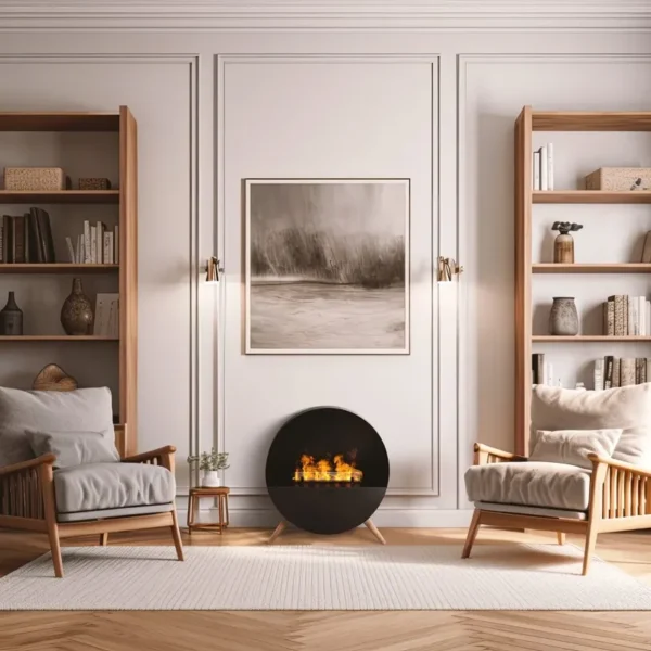 Electric Fireplace, 304, Stainless, Steel - view 4