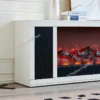 Electric Fireplace, 399S, Wooden - view 5