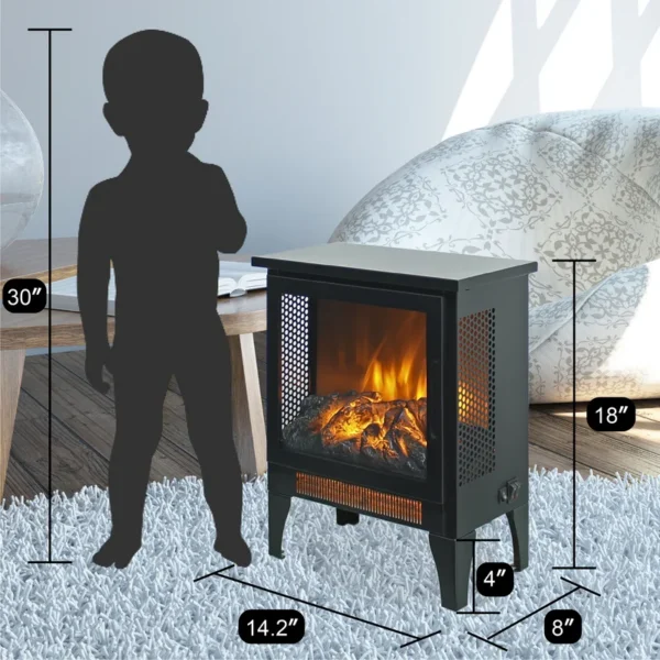 Electric Fireplace, 3D - view 5