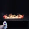 Electric Fireplace, 3d, 100V, Steel - view 2