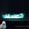 Electric Fireplace, 3d, 100V, Steel - view 3