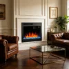 Electric Fireplace, 3D, 1500 W, Ceramic - view 4