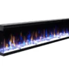 Electric Fireplace, 3d, 1500 W, Glass