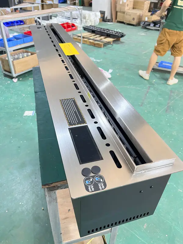 Electric Fireplace, 3D, 1500 W, Metal - view 4