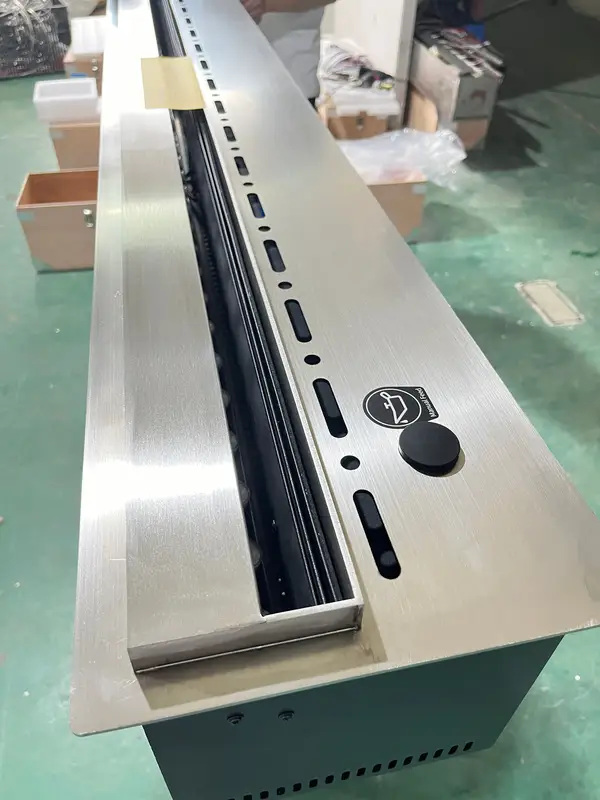 Electric Fireplace, 3D, 1500 W, Metal - view 6