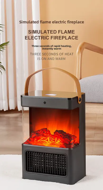 Electric Fireplace, 3D, 2000W, Flame retardant ABS - view 5