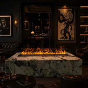 Electric Fireplace, 3D, 304 stainless steel