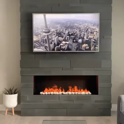 Electric Fireplace, 3D, 304 stainless steel