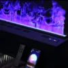 Electric Fireplace, 3D, 750 W, Metal - view 2