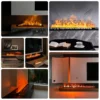 Electric Fireplace, 3D, 750 W, Metal - view 5
