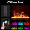 Electric Fireplace, 3D, 750 W, Metal - view 6