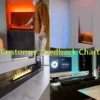 Electric Fireplace, 3D, 750 W, Metal - view 6