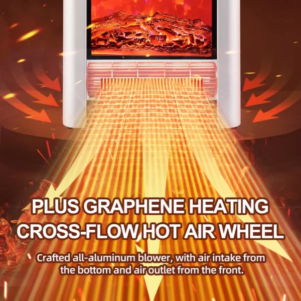 Electric Fireplace, 3D, PTC - view 3
