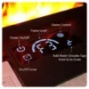 Electric Fireplace, 3D, Stainless Steel, Other Fireplaces - view 3