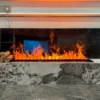 Electric Fireplace, 3D, Wall