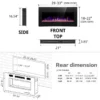 Electric Fireplace, 3d, Wall - view 2