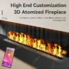 Electric Fireplace, 3D, Wall - view 4