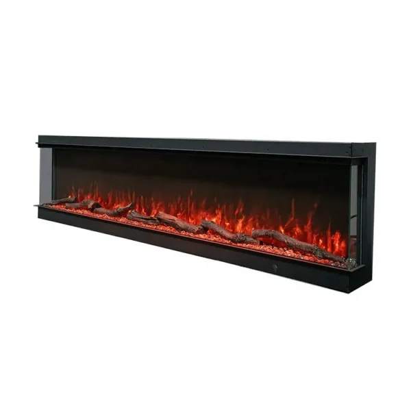 Electric Fireplace, 3D, Wall, 1-9H - view 4