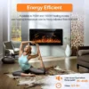 Electric Fireplace, 43-Inch, 120V, 3D, LED - view 4