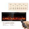 Electric Fireplace, 50", 60", 72", Wall - view 3