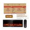 Electric Fireplace, 50", 60", 72", Wall - view 4