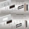 Electric Fireplace, 50", D0100X3241T - view 4