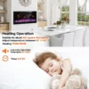 Electric Fireplace, 50-Inch, Wall - view 4